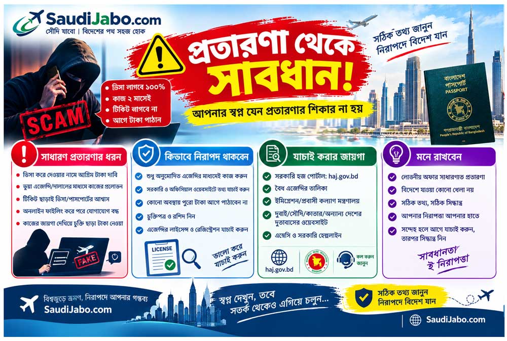 দুবাই ড্রাইভিং ভিসার নামে দালালের প্রতারণা থেকে সাবধান